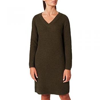 ONLY ONLMELTON Life L/S Kleid für Damen „Dunkler Wald“ – S