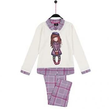 Beretto e pigiama Santoro London in off white, size 8 anni