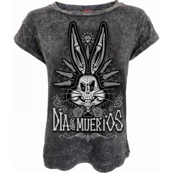 T-Shirt di Looney Tunes Bugs Bunny Donna Grigia S a XXL