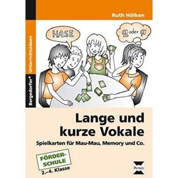 Lange und kurze Vokale: Spielkarten für Mau-Mau, Memory und Co. (2. bis 4. Klasse)