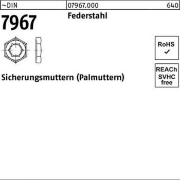 Blocca molla M33 acciaio DIN 7967