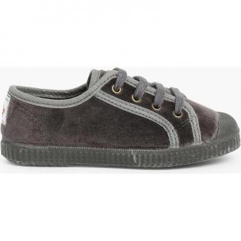 Zapatillas de Niños en Terciopelo con Cordones