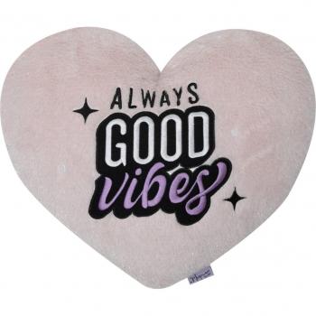 Decoración para el hogar GLITTER ALWAYS GOOD VIBES: Cojín de pelu