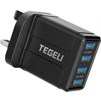 Multi‑USB Charging Brick – 25W, 4 Ports, UK