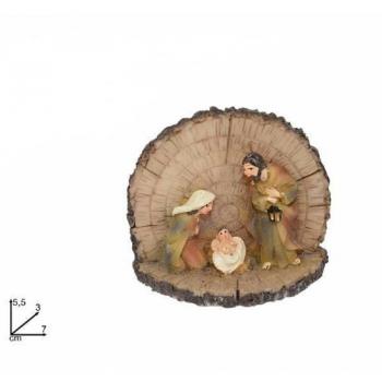 Havre de Noël – Maison Résinée Tronc 5,5 cm (7x5,5x3 cm)