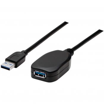 CABLE USB 3.0 EXTENSIÓN 5 M ACTIVA MANHATTAN Y REPEATERO
