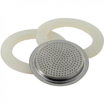 Filtre et joints pour cafetière italienne 2 tasses en acier inoxydable