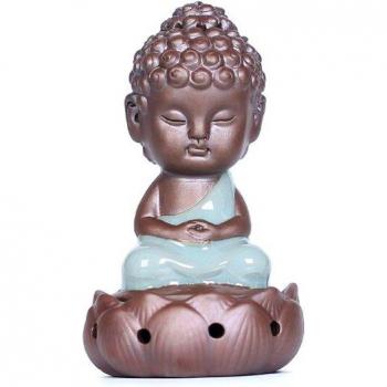 Quemador de Incienso Yixing Zisha: “Buda en Miniatura con Incienso”