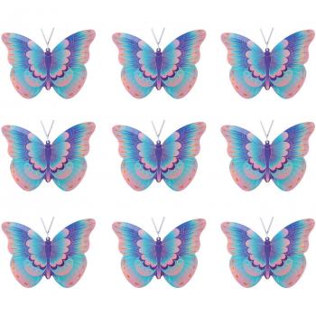 16pcs Butterfly Themed Paper Plates for Family Gatherings