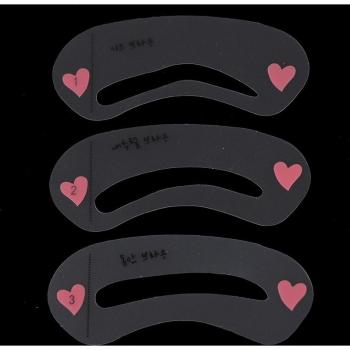 3-Piece Eyebrow Shaper Stencil Set