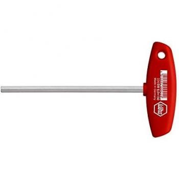 Wiha Stiftschlüssel mit Quergriff Sechskant glanzvernickelt 5 x 100 mm