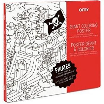 OMY Piraten Ausmalposter Riesenformat