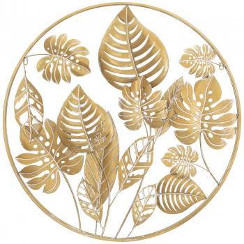 Panel Art Deco en Metal Oro 80x6,5 cm