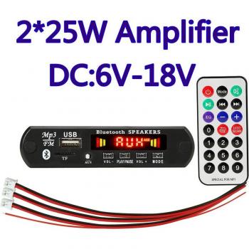 12V 50W Digital Amplifier with USB and FM