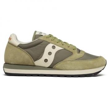 Sneakers Saucony Jazz OG – Vert Olive & Blanc – 45