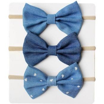 Trio de diademas de nailon para peinados de niños