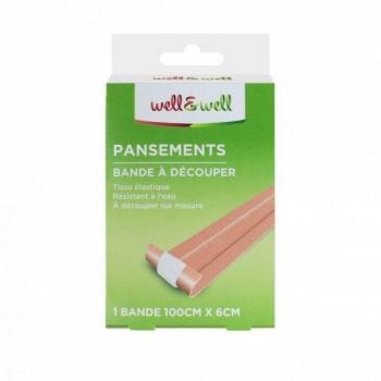 WELL&WELL PANSEMENTS BANDE A DECOUPER 100CM