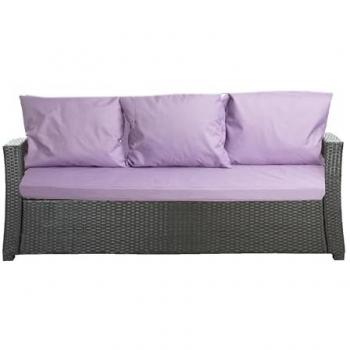 Cojín de Muebles Poliratán – Color Violeta Suave