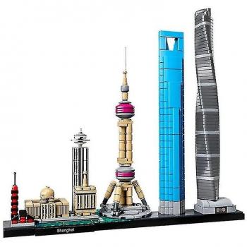 Modelo Urbano Shanghai en Bloques de Bricks