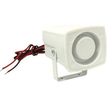 Sirène d'Alarme 105db Blanc DC12V