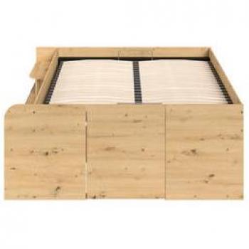 Cama con almacenamiento y cajón hidráulico