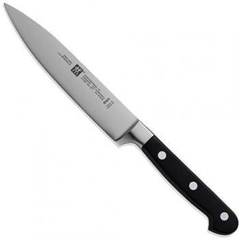 Cuchillo de carne Zwilling, Hoja de 16 cm, Mango de acero inoxidable/plástico