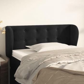 Velluto Nera Testiera Orecchio 93x23x78