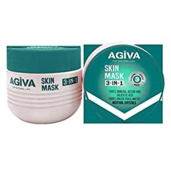 Maschera Viso AGIVA 3 in 1 Uomo 350ml – Idratazione e Rinfresco