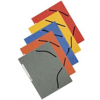 Carpeta de cartón con cierre de gomas Q-Connect