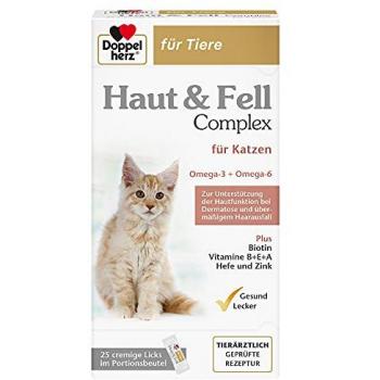 Doppelherz für Tiere Haut & Fell Complex für Katzen 25stk