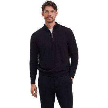 Falke Pullover 3XL Collo Lupetto Uomo, Colore Nero, Zip
