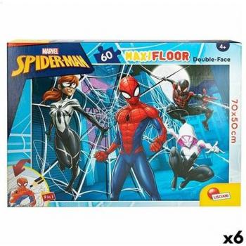 Spider-Man Pussel för Barn 60 Delar Dubbelsidigt