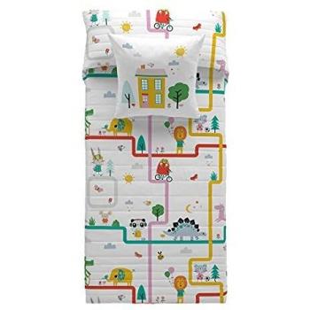 Couvre-lit Lemon Ribbon Traffic 200x260 cm Lit de 105/110