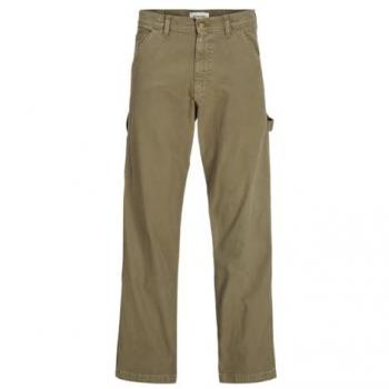 Jack & Jones Junior Pantaloni Marrone Loose Fit Tessuto Alex 12253790