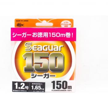 Línea de Pesca Seaguar Fluorocarbono 150m, 1.2mm, 5lb