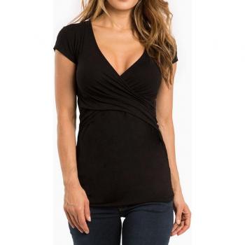 Camisetas de maternidad con rayas