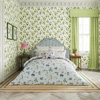 These names all refer to the same product: a duvet cover set in super king size with the Woodland Chorus design by Sanderson in the color blue grey. The names may vary slightly depending on the store or website, but they should all include the necessary i