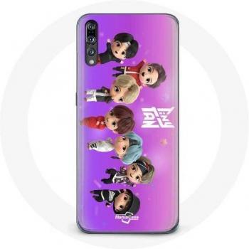 BTS Animation Case for Huawei P20 with Mic Drop