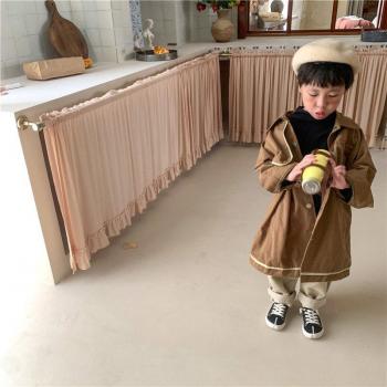 Kids Long Trench Coat