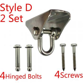 Heavy Duty 304 Stainless Steel Swing Hanger with 180° Rotation for Yoga Hammock Chair & Sandbag, 1000LB Capacity