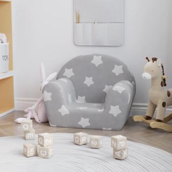 Hellgraues Sofabett für Kinder mit Sternen