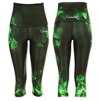 Pantalón Deportivo Winshape 'HWL202' Verde Claro y Verde Oscuro
