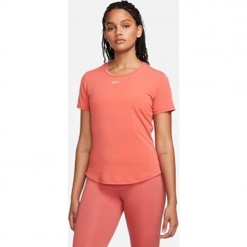 T-shirt Femme Orange Nike Dri-Fit One Luxe