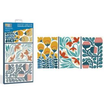 Quadro Fiori Diamond Dotz 40x20