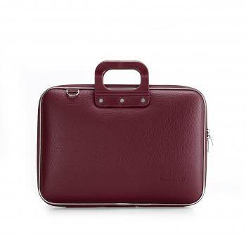 Sacoche pour ordinateur portable 15 Bombata CLASSIC rouge bourgogne