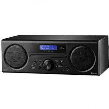Scansonic DA310 DAB+/FM/CD Radio Bluetooth schwarz