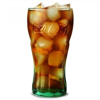 Coca Cola 650ml Green Glasses Pack of 4