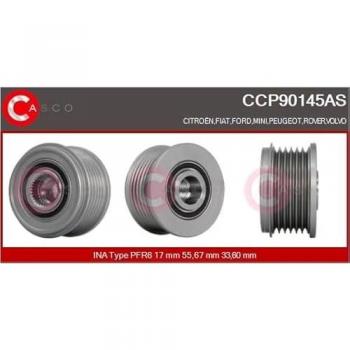 Premium Alternator Pulley for Vehicle – CASCO CCP90145AS