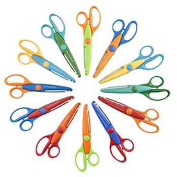 Pack 12 ciseaux cranteurs 16 cm – Valisette compacte