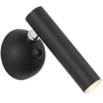 Zumaline Loya, Lampada da lettura con LED, Nera, 450lm, 3000K